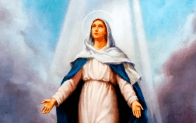 Festejemos la asunción de nuestra madre la Virgen María.